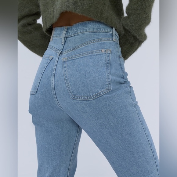 NWT Everlane High Rise ‘The Curvy Cheeky Jean,’ in Sky Blue, 23 - Picture 5 of 13